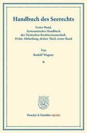Cover von Handbuch des Seerechts.