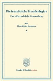 Cover von Die französische Fremdenlegion.