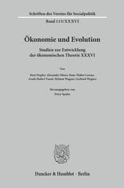 Cover von Ökonomie und Evolution.