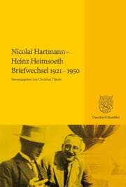 Cover von Nicolai Hartmann - Heinz Heimsoeth. Briefwechsel 1921-1950