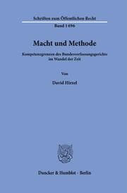 Cover von Macht und Methode.