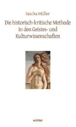 Cover von Die historisch-kritische Methode in den Geistes- und Kulturwissenschaften