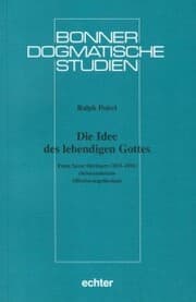 Cover von Die Idee des lebendigen Gottes