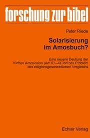 Cover von Solarisierung im Amosbuch?