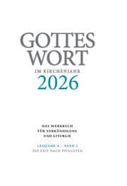 Cover von Gottes Wort im Kirchenjahr 3/2026