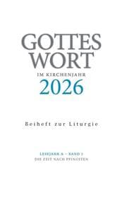 Cover von Gottes Wort im Kirchenjahr 3/2026 - Beiheft zur Liturgie