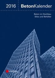 Cover von Beton-Kalender 1/2 2016