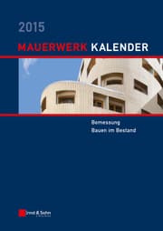 Cover von Mauerwerk-Kalender 2015