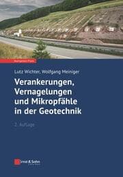 Cover von Verankerungen, Vernagelungen und Mikropfähle in der Geotechnik