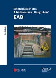 Cover von Empfehlungen des Arbeitskreises 'Baugruben' (EAB)
