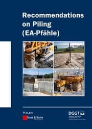 Cover von Recommendations on Piling (EA Pfähle)