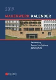 Cover von Mauerwerk Kalender 2019