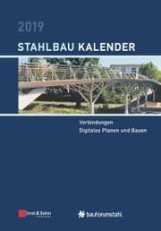 Cover von Stahlbau-Kalender 2019 - Schwerpunkt
