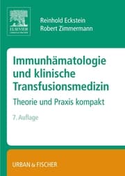 Cover von Immunhämatologie und klinische Transfusionsmedizin