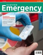 Cover von ELSEVIER Emergency. Intoxikationen. 1/2023
