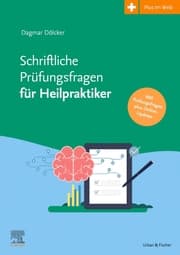 Cover von Schriftliche Prüfungsfragen für Heilpraktiker 2017-2022 inkl. Online-Updates bis 2024