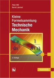 Cover von Kleine Formelsammlung Technische Mechanik