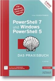 Cover von PowerShell 7 und Windows PowerShell 5 - das Praxisbuch