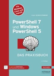 Cover von PowerShell 7 und Windows PowerShell 5 - das Praxisbuch