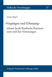 Cover von 'Vergnügen und Erbauung'