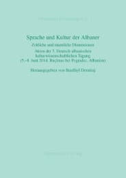 Cover von Sprache und Kultur der Albaner