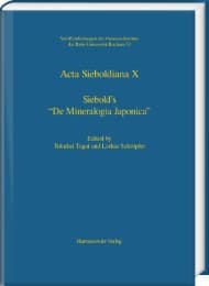 Cover von Siebold's 'De Mineralogica Japonica'