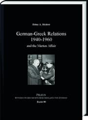 Cover von German-Greek Relation 1940-1960