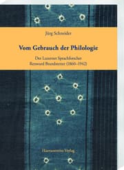 Cover von Vom Gebrauch der Philologie