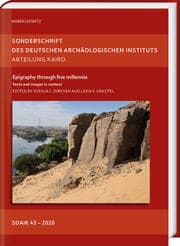 Cover von Epigraphy through five millennia