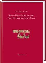 Cover von Selected Hebrew Manucripts from the Bavarian State Library