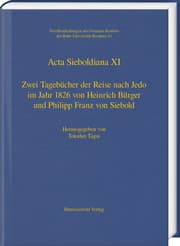 Cover von Zwei Tagebücher der Reise nach Jedo im Jahr 1826 von Heinrich Bürger und Philipp Franz von Siebold
