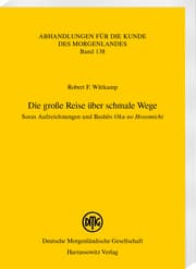 Cover von Die große Reise über schmale Wege. Soras Aufzeichnungen und Bashos 'Oku no Hosomichi'
