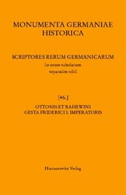 Cover von Ottonis et Rahewini Gesta Friderici I. imperatoris