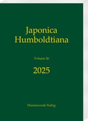 Cover von Japonica Humboldtiana 26 (2025)