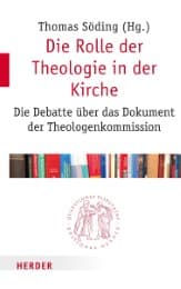 Cover von Die Rolle der Theologie in der Kirche