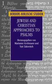 Cover von Jewish and Christian Approaches to Psalms