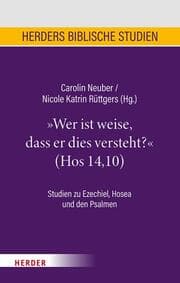 Cover von Wer ist weise, dass er dies versteht? (Hos 14,10)