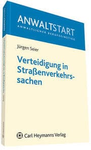 Cover von Verteidigung in Straßenverkehrssachen