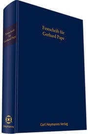 Cover von Festschrift für Gerhard Pape