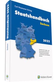 Cover von Staatshandbuch Sachsen 2022