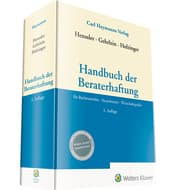 Cover von Handbuch der Beraterhaftung
