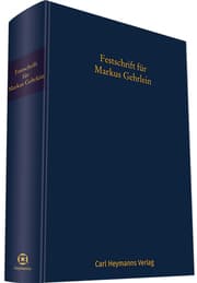 Cover von Festschrift für Markus Gehrlein