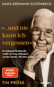 Cover von Hans-Erdmann Schönbeck: '... und nie kann ich vergessen'