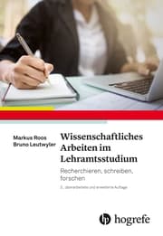 Cover von Wissenschaftliches Arbeiten im Lehramtsstudium