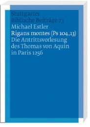 Cover von Rigans montes (Ps 104,13)