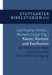 Cover von Kanon, Kontext und Konfession