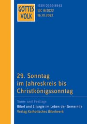Cover von Gottes Volk Lesejahr C 8/2022