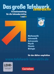 Cover von Das große Tafelwerk interaktiv - Formelsammlung für die Sekundarstufen I und II - Allgemeine Ausgabe