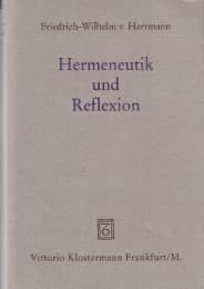 Cover von Hermeneutik und Reflexion