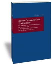 Cover von Bonner Grundgesetz und Familienrecht